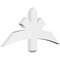 Ekena Millwork Davenport Architectural Grade PVC Gable Bracket, 36"W x 16 1/2"H x 2"D x 4"F, 11/12 Pitch GBP036X17X0204DAV00 - alternate 1